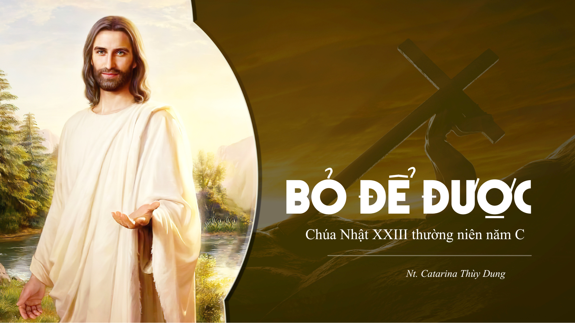 Bỏ để được - Chúa Nhật XXIII thường niên năm C (Sr.Thuỳ Dung)